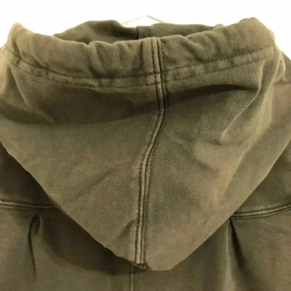 Joe Fresh Green Zippered Hoodie Size Extra Small - Picture 14 of 16